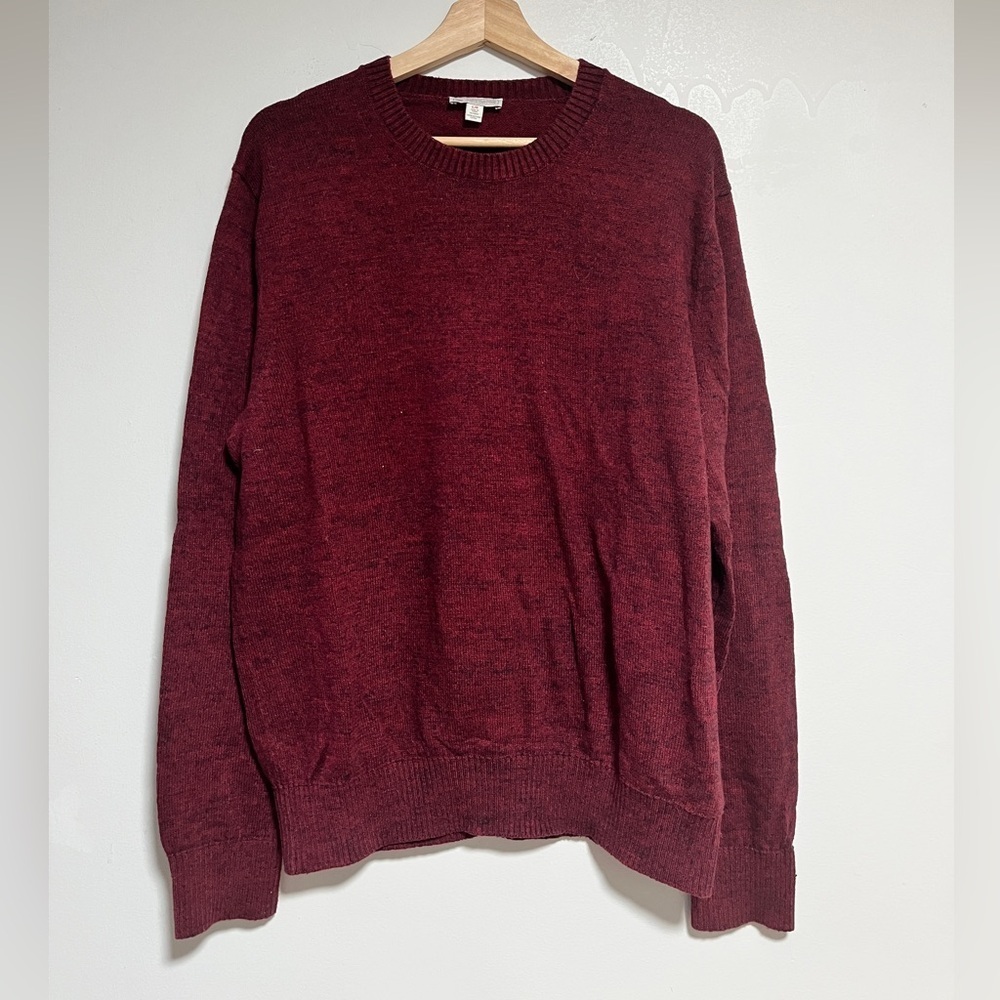 GAP Maroon Knit Cotton Sweater - Size L